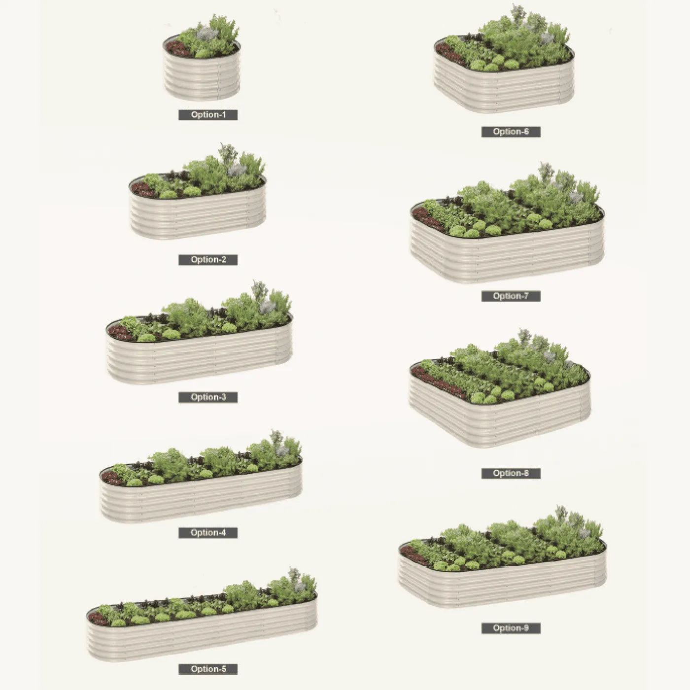 Raised garden bed with sun cover accessories thumbnail